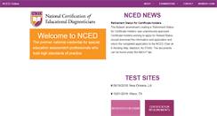 Desktop Screenshot of ncedonline.org