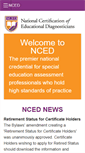 Mobile Screenshot of ncedonline.org